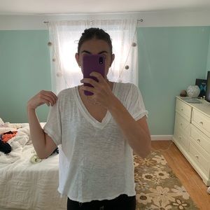 Free People White T-shirt